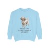 Shih-Poo Humor Sweatshirt, Chambray, front view