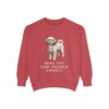 Shih-Poo Humor Sweatshirt, Crimson, front view
