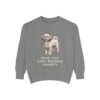Shih-Poo Humor Sweatshirt, Grey, front view