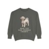 Shih-Poo Humor Sweatshirt, Pepper, front view