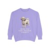 Shih-Poo Humor Sweatshirt, Violet, front view