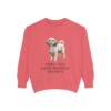 Shih-Poo Humor Sweatshirt, Watermelon, front view