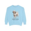 Shih-Poo Latin Sweatshirt, Chambray, front view