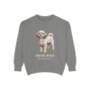 Shih-Poo Latin Sweatshirt, Grey, front view