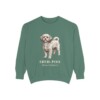Shih-Poo Latin Sweatshirt, Light Green, front view