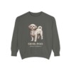 Shih-Poo Latin Sweatshirt, Pepper, front view