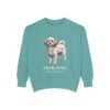 Shih-Poo Latin Sweatshirt, Seafoam, front view