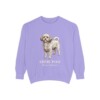 Shih-Poo Latin Sweatshirt, Violet, front view