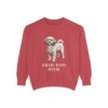 Shih-Poo Mom Sweatshirt, Crimson, front view