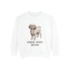 Shih-Poo Mom Sweatshirt, White, front view