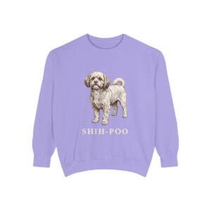 Shih-Poo Sweatshirt, Violet, front view
