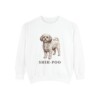 Shih-Poo Sweatshirt, White, front view