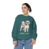 Shih Tzu Sweatshirt, Blue Spruce, person 2 front