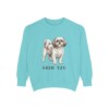 Shih Tzu Sweatshirt, Chalky Mint, front view