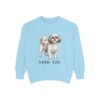 Shih Tzu Sweatshirt, Chambray, front view