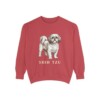 Shih Tzu Sweatshirt, Crimson, front view