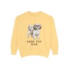 shih-tzu-sweatshirt-dad-butter Shih Tzu Dad Sweatshirt, Butter, front view