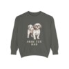 shih-tzu-sweatshirt-dad-pepper Shih Tzu Dad Sweatshirt, Pepper, front view