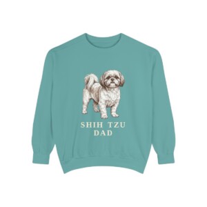 Shih Tzu Dad Sweatshirt, Seafoam, front view