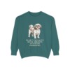 Shih Tzu Humor Sweatshirt, Blue Spruce, front view