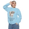 Shih Tzu Humor Sweatshirt, Chambray, person 2 context