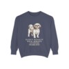 Shih Tzu Humor Sweatshirt, Denim, front view