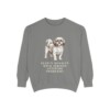 Shih Tzu Humor Sweatshirt, Grey, front view