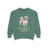 Shih Tzu Humor Sweatshirt, Light Green, front view