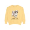 Shih Tzu Latin Sweatshirt, Butter, front view