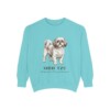 Shih Tzu Latin Sweatshirt, Chalky Mint, front view