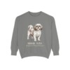 Shih Tzu Latin Sweatshirt, Grey, front view