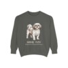 Shih Tzu Latin Sweatshirt, Pepper, front view