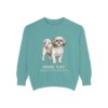 Shih Tzu Latin Sweatshirt, Seafoam, front view