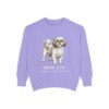 Shih Tzu Latin Sweatshirt, Violet, front view