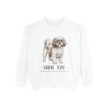 Shih Tzu Latin Sweatshirt, White, front view