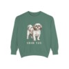 Shih Tzu Sweatshirt, Light Green, front view