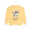 Shih Tzu Mom Sweatshirt, Butter, front view