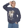 Shih Tzu Mom Sweatshirt, Denim, person 2 context
