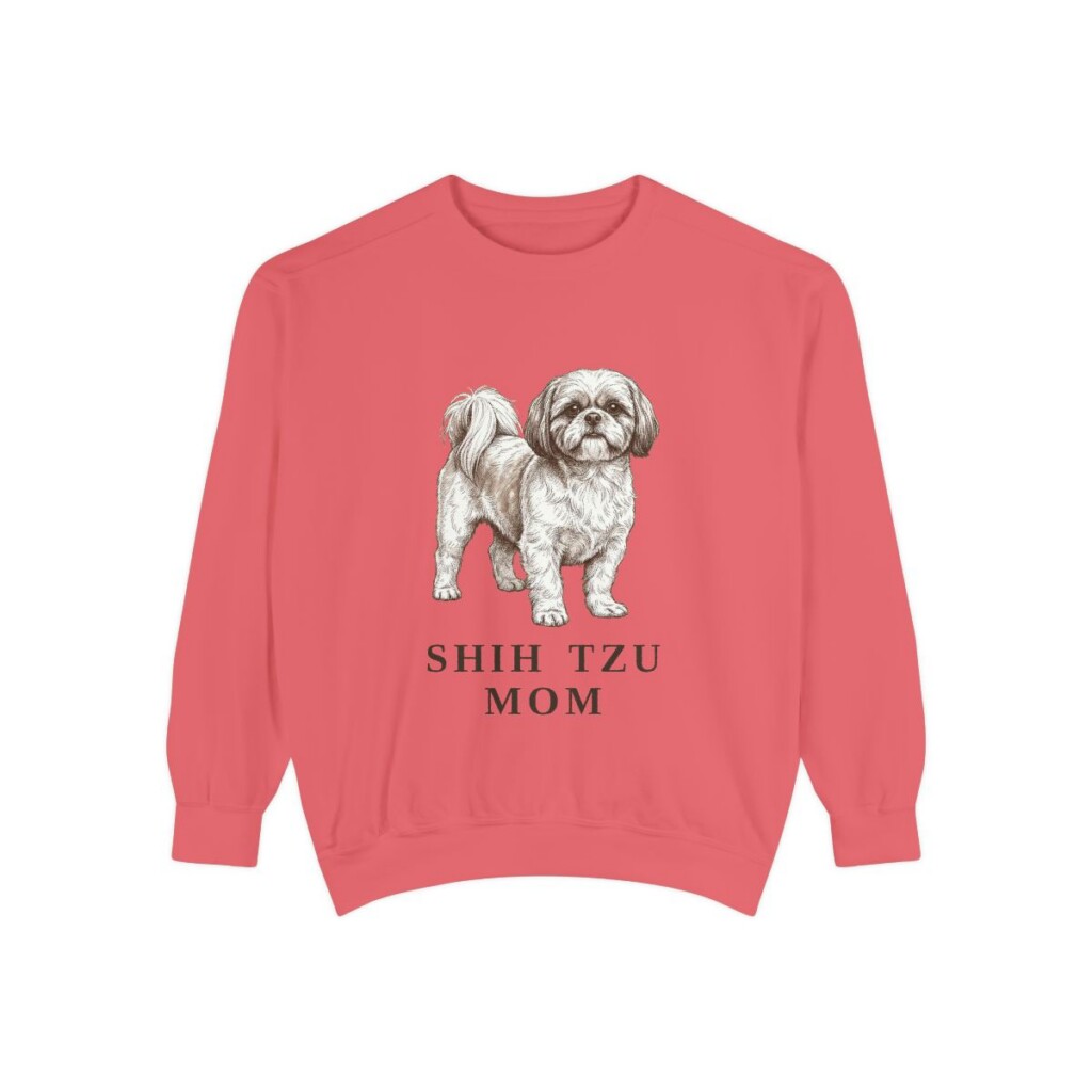 Shih Tzu Mom Sweatshirt, Watermelon, front view