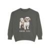 Shih Tzu Sweatshirt, Pepper, front view