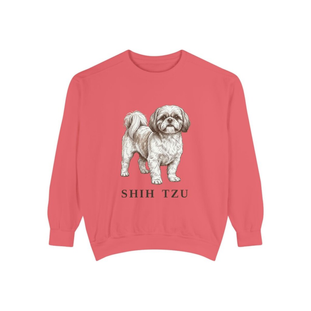 Shih Tzu Sweatshirt, Watermelon, front view