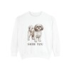 Shih Tzu Sweatshirt, White, front view