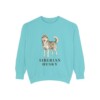 Siberian Husky Sweatshirt, Chalky Mint, front view