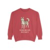 Siberian Husky Sweatshirt, Crimson, front view