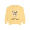 siberian-husky-sweatshirt-dad-butter Siberian Husky Dad Sweatshirt, Butter, front view
