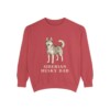 siberian-husky-sweatshirt-dad-crimson Siberian Husky Dad Sweatshirt, Crimson, front view