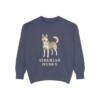 Siberian Husky Sweatshirt, Denim, front view