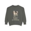 Siberian Husky Humor Sweatshirt, Pepper, front view