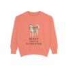 Siberian Husky Humor Sweatshirt, Terracotta, front view