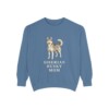 Siberian Husky Mom Sweatshirt, Blue Jean, front view